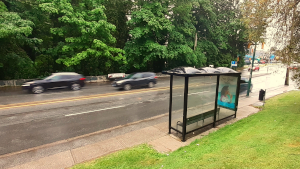 Street Traffic on a Rainy Day