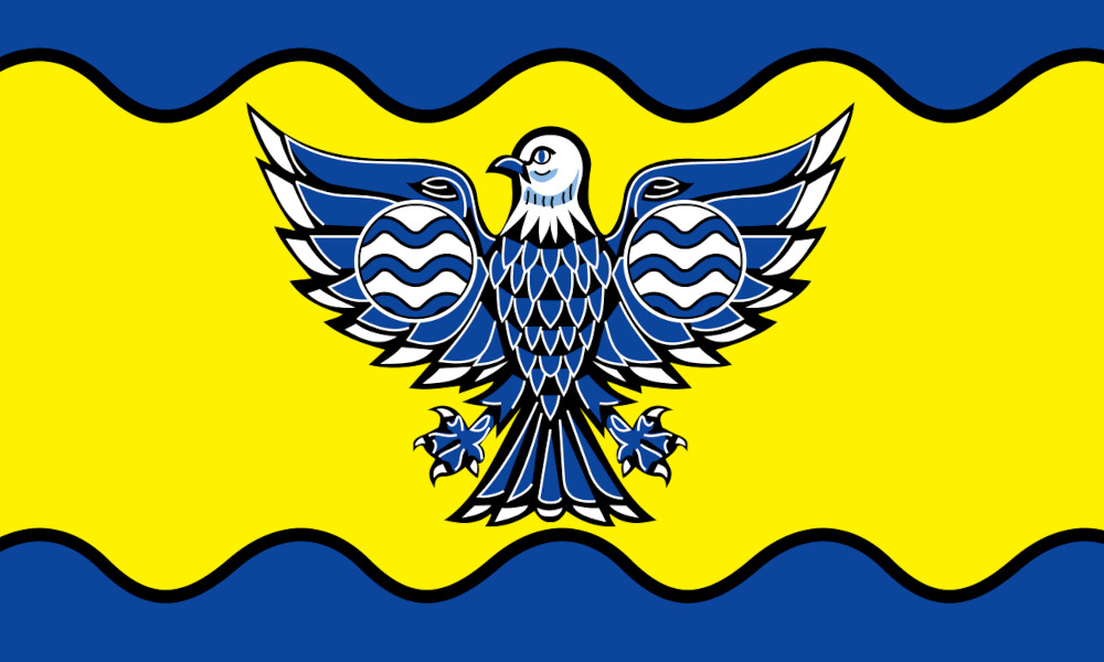 City flag of Burnaby BC, Canada