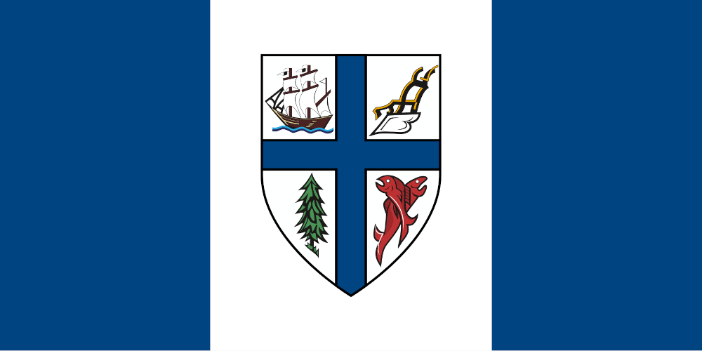 City flag of New Westminster BC, Canada
