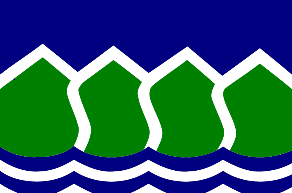 City flag of North Vancouver BC, Canada
