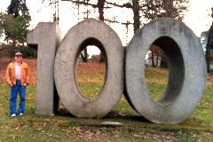 Vancouver's Centennial (1886-1986) 100 Marker