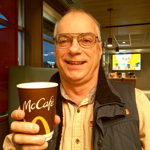 Coffee at McDonald's - Coquitlam BC, Canada