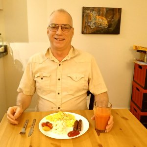 Daily Selfie - March 24, 2026 - Breakfast at Home