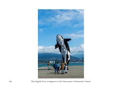 The Digital Orca sculpture at the Vancouver Convention Centre
